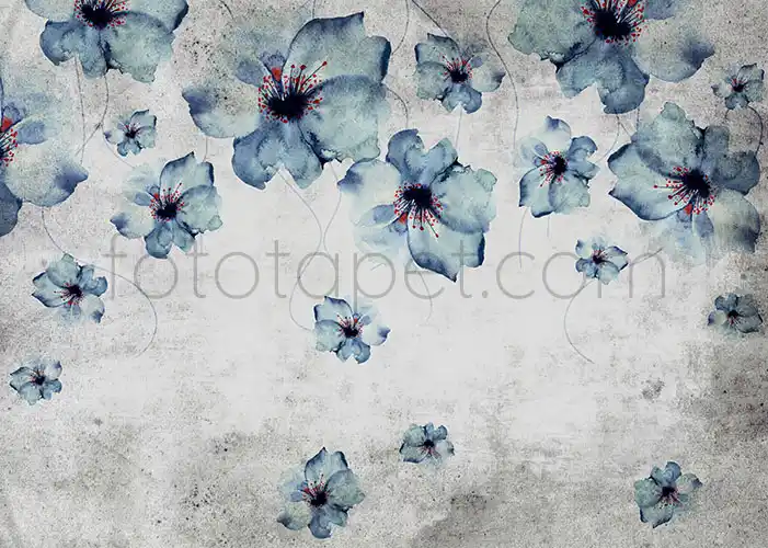 Fototapet Colectia Natur - Flori Albastre